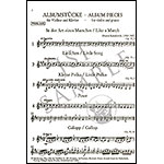 Album Pieces for violin and piano; Dmitri Kabalevsky