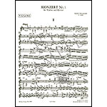 Concerto No. 1 in E Minor, for violin and piano; Anatoli Komarowski (C. F. Peters)