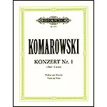 Concerto No. 1 in E Minor, for violin and piano; Anatoli Komarowski (C. F. Peters)