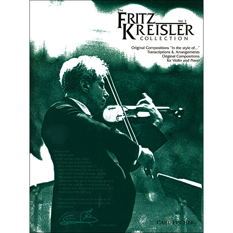 The Fritz Kreisler Collection, Volume 2, for violin and piano (Carl Fischer)