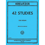 Forty-Two Studies, for Violin; Rodolphe Kreutzer (International)
