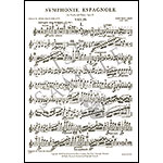 Symphonie Espagnole for violin and piano; Edouard Lalo
