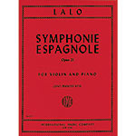 Symphonie Espagnole for violin and piano; Edouard Lalo