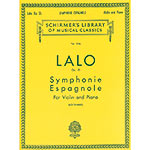Symphonie Espagnole for violin and piano; Edouard Lalo