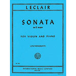 Sonata in D Major, violin; Jean-Marie Leclair (International)