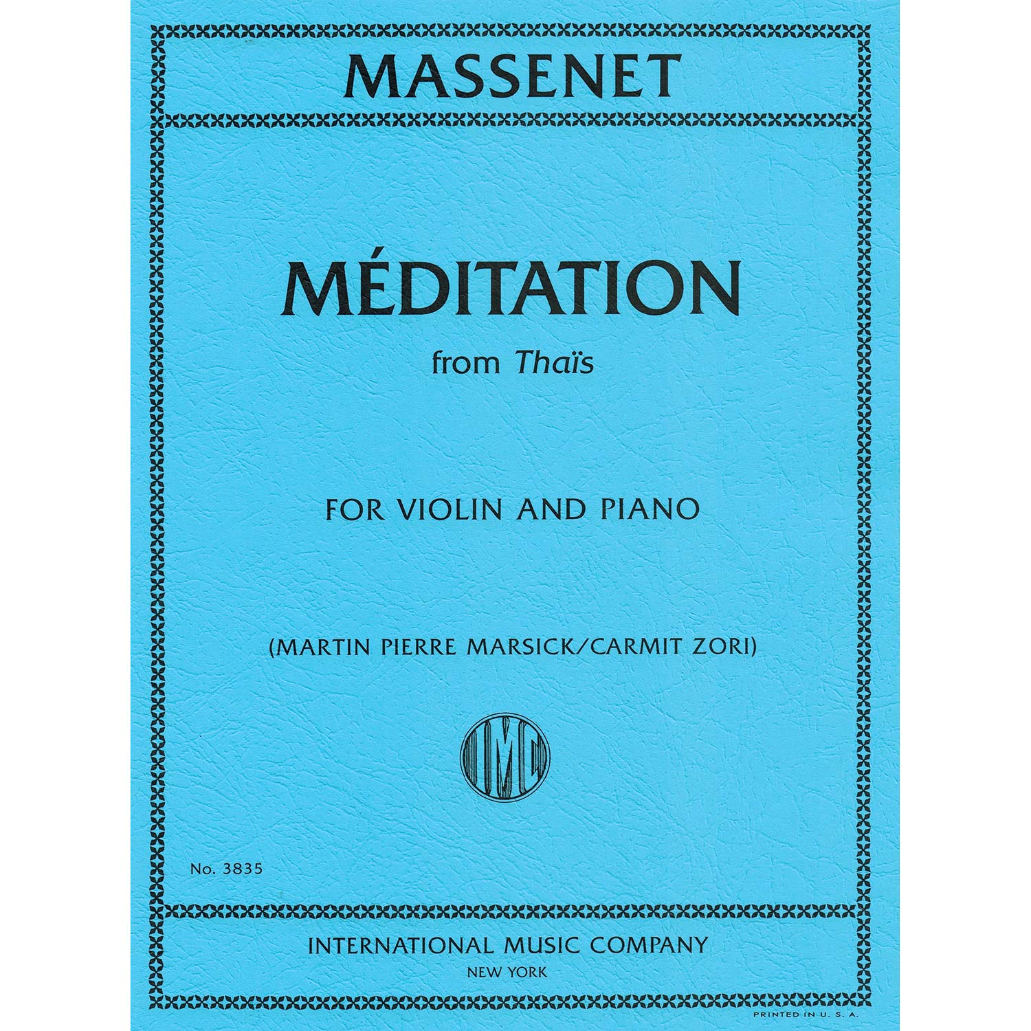 from "Thais" for violin and Jules Massenet (International Music) | Johnson String Instrument