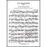 Forty Selected Studies, op. 36, book 1, violin; Jacques-Fereol Mazas (Schirmer)