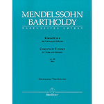 Concerto in E Minor, Op. 64 (1st edition, 1844), violin (urtext); Felix Mendelssohn (Barenreiter)