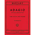 Adagio in E Major, K.261 for violin and piano; Wolfgang Amadeus Mozart