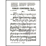 Concerto No. 1 in G Major, K.207 for violin and piano; Wolfgang Amadeus Mozart