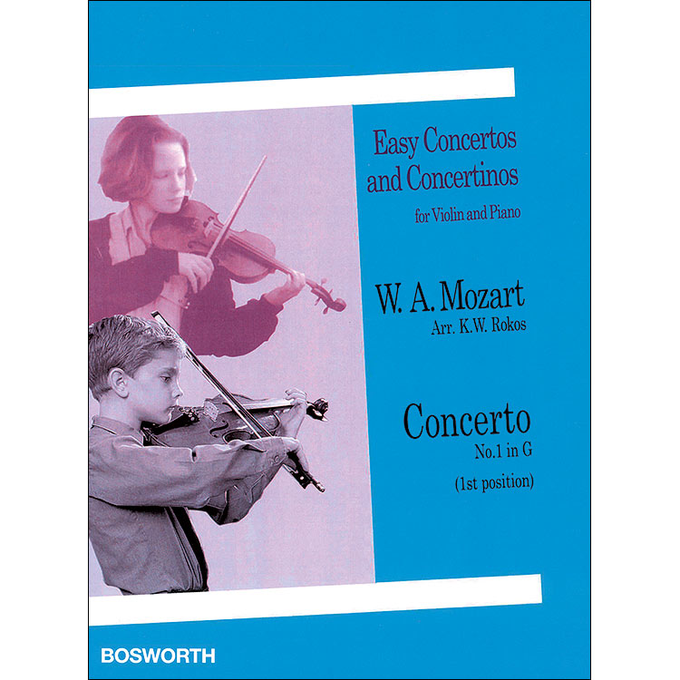 Concerto No. 1 in G Major, K.207 for violin and piano; Wolfgang Amadeus Mozart