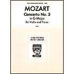 Concerto No. 3 in G Major, K.216, for violin and piano (Auer); Wolfgang Amadeus Mozart