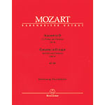 Concerto No. 4 in D Major, K. 218, for violin and piano (urtext); Wolfgang Amadeus Mozart
