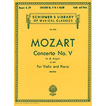 Concerto No. 5 in A Major, K.219, for violin and piano; Wolfgang Amadeus Mozart
