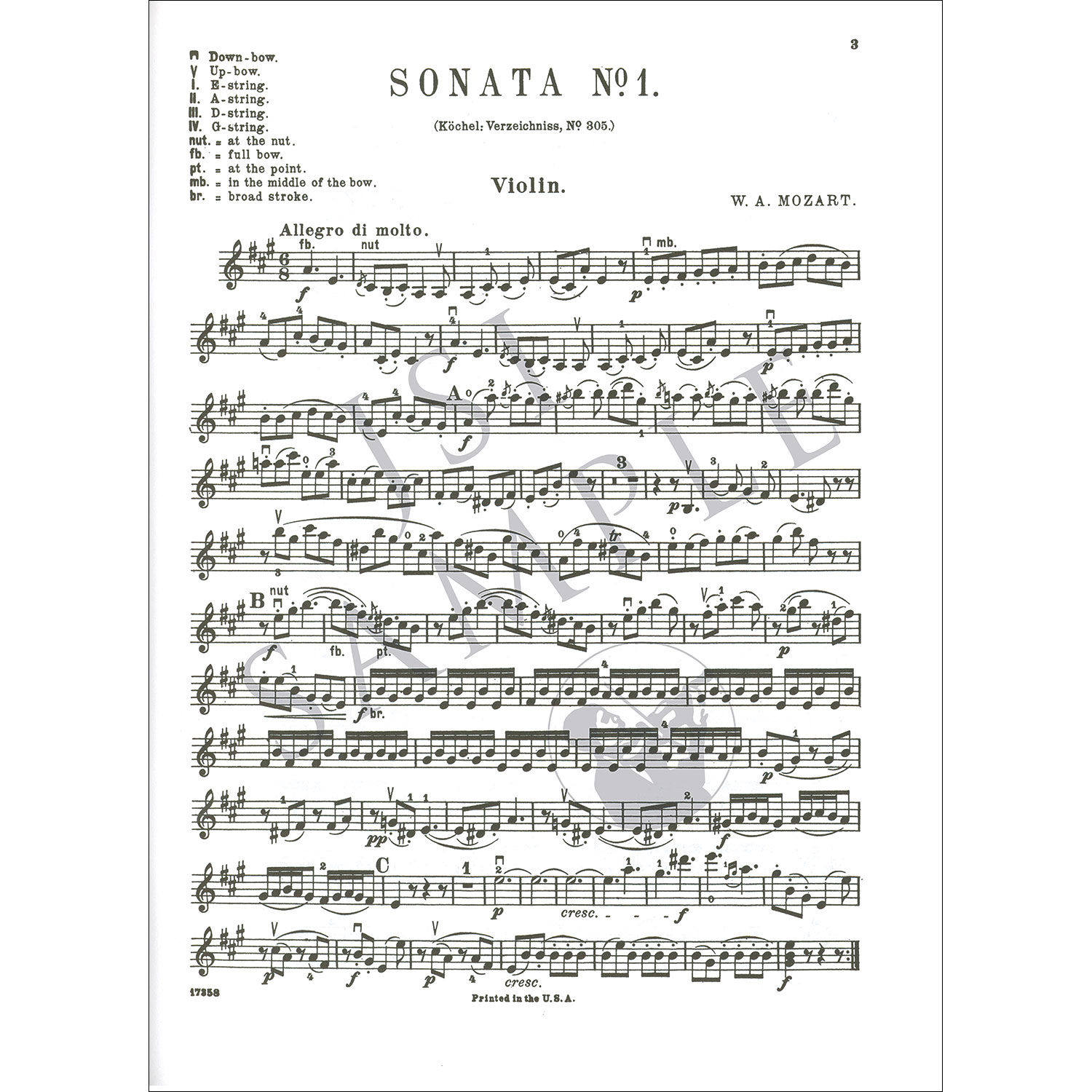Eighteen Sonatas, for violin and piano; Wolfgang Amadeus Eighteen Sonatas, for violin and piano; Wolfgang Amadeus
