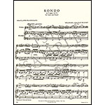 Rondo in C Major, K.373, for violin and piano; Wolfgang Amadeus Mozart