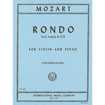 Rondo in C Major, K.373, for violin and piano; Wolfgang Amadeus Mozart