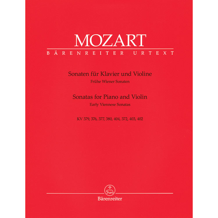 Sonatas, Vol. 2 (Early Viennese) for violin and piano (urtext); Wolfgang Amadeus Mozart