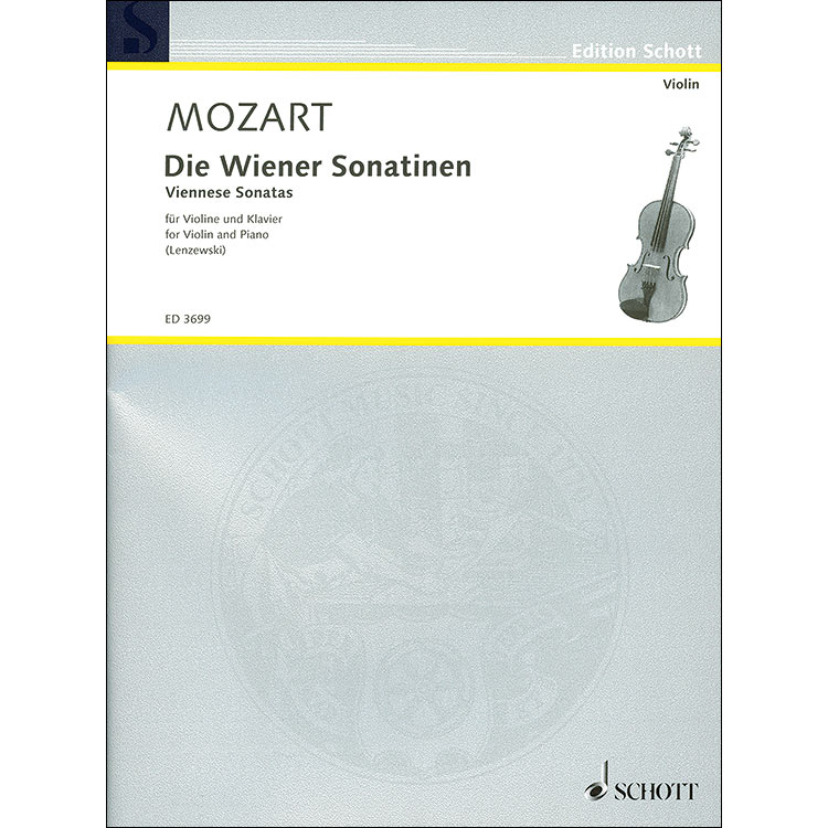 Viennese Sonatinas, for piano and violin; Wolfgang Amadeus Mozart