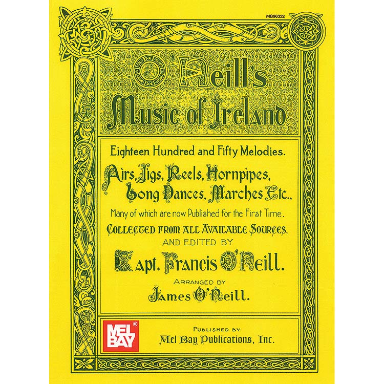 O'Neill's Music of Ireland, for violin; Various (Mel Bay)