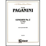 Concerto No 2 in B Minor Op. 7, for violin and piano; Niccolo Paganini (Kalmus)