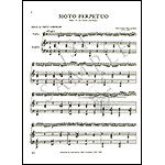 Moto Perpetuo, Op. 11, for violin and piano; Nicolo Paganini (International)