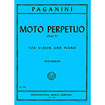 Moto Perpetuo, Op. 11, for violin and piano; Nicolo Paganini (International)