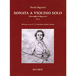 Sonata for violin solo (Merveille de Paganini), M.S. 6; Nicolo Paganini