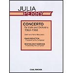 Concerto for Violin and Piano; Julia Perry (Carl Fischer)