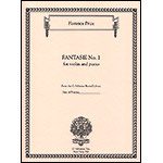 Fantasie No. 1 in G minor for Violin and Piano; Florence Price (Schirmer)