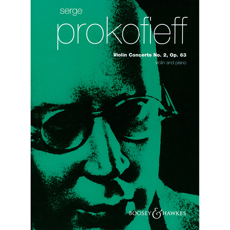 Concerto No. 2 in G Minor, Op. 63, Violin and Piano; Sergei Prokofiev (Boosey & Hawkes)