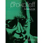 Five Melodies, Op. 35a, Violin and Piano; Sergei Prokofiev (Boosey & Hawkes)