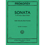 Sonata No. 2 in D Major, Op. 94a, Violin and Piano; Sergei Prokofiev (International)