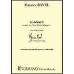 Kaddisch (from Two Hebrew Melodies) for violin and piano; Maurice Ravel