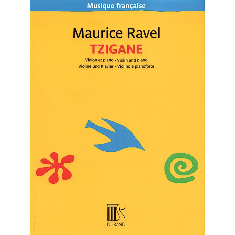 Tzigane, for violin and piano (Revised Edition); Maurice Ravel (Durand et Cie)