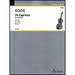 Twenty-four Caprices for Violin; Pierre Rode (Schott Edition)