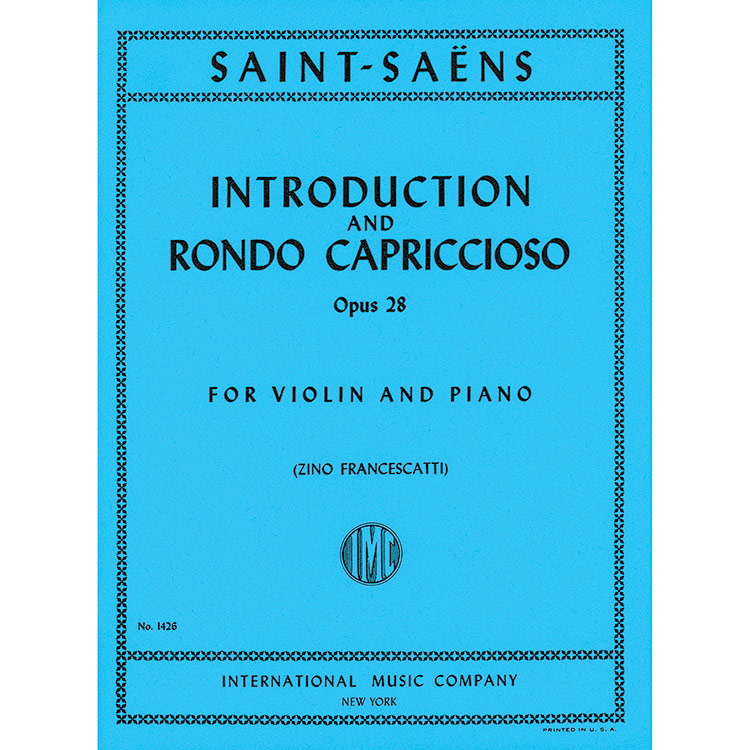 Introduction & Rondo Capriccioso, Op. 28, violin (Francescatti); Camille Saint-Saens (International)