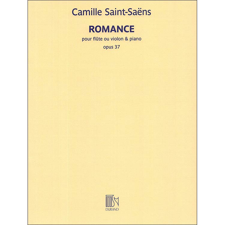 Romance, for violin and piano, opus 37; Camille Saint-Saens (Durand)