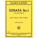 Sonata No. 1 in D Minor, Op.75 for violin and piano; Camille Saint-Saens