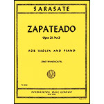 Zapateado, Op.23/2 (from Spanish Dances) for violin and piano; Pablo de Sarasate
