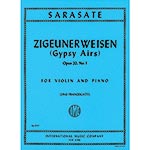 Zigeunerweisen (Gypsy Airs), Op.20 for violin and piano (Francescatti); Pablo de Sarasate