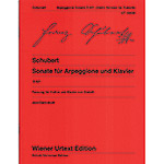 Arpeggione Sonata, D 821, for violin and piano; Franz Schubert (Universal Edition)
