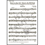 Suite in the Old Style, violin and harpsichord or piano; Alfred Schnittke