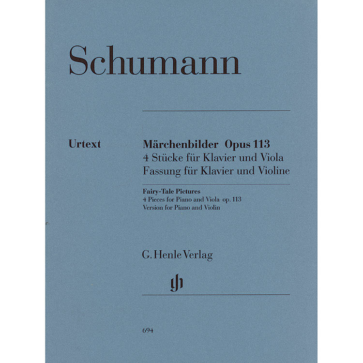 Fairy-Tales, 4 pieces, Op. 113 (urtext); Robert Schumann (G. Henle Verlag)