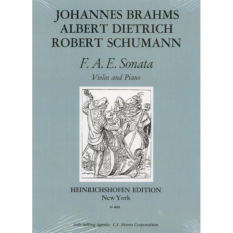Sonata "F.A.E." for violin and piano; Various (Robert Schumann/Johannes Brahms/Albert Dietrich) (Heinrichshofen Edition)