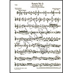 Sonata No. 3, WoO 2 for violin and piano; Robert Schumann (Schott)