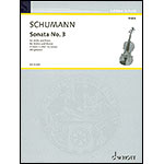 Sonata No. 3, WoO 2 for violin and piano; Robert Schumann (Schott)