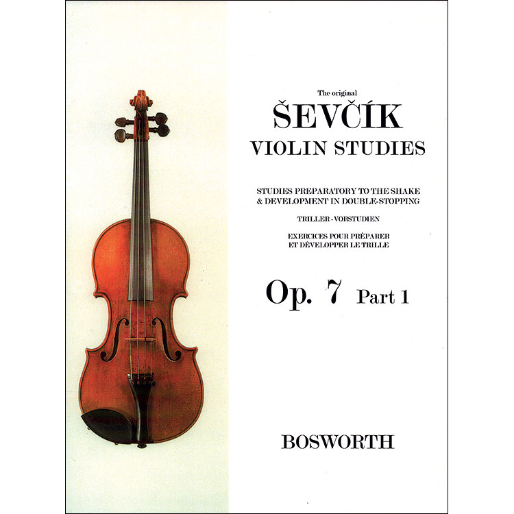 Preparatory Trill Studies, Op. 7, Part 1, violin; Otakar Sevcik (Bosworth)