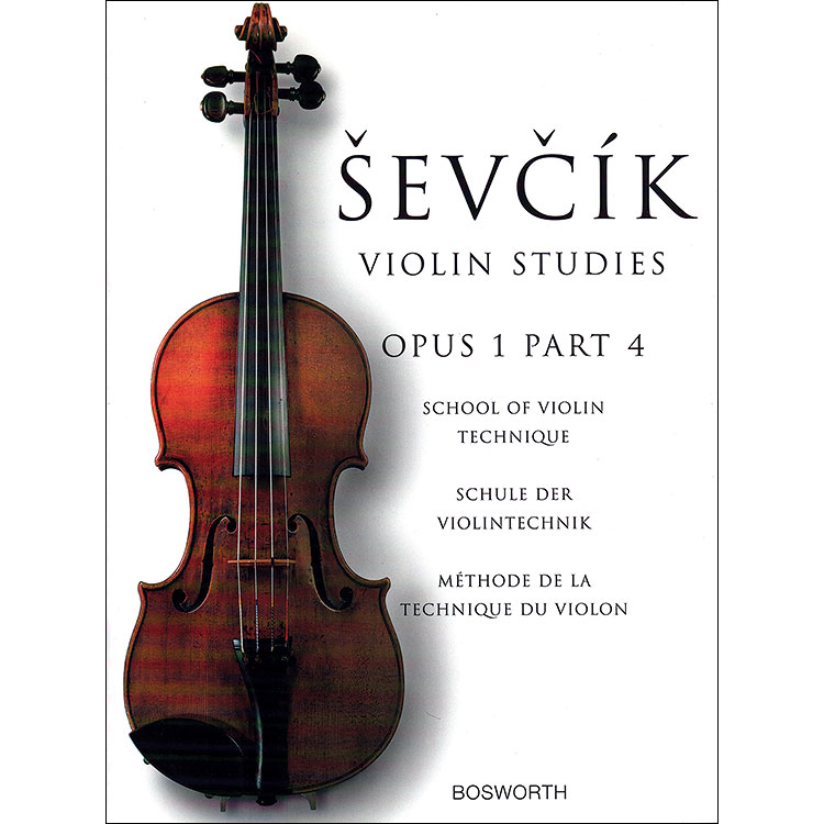 School of Violin Technics, Op. 1, Part 4, violin; Otakar Sevcik (Bosworth)