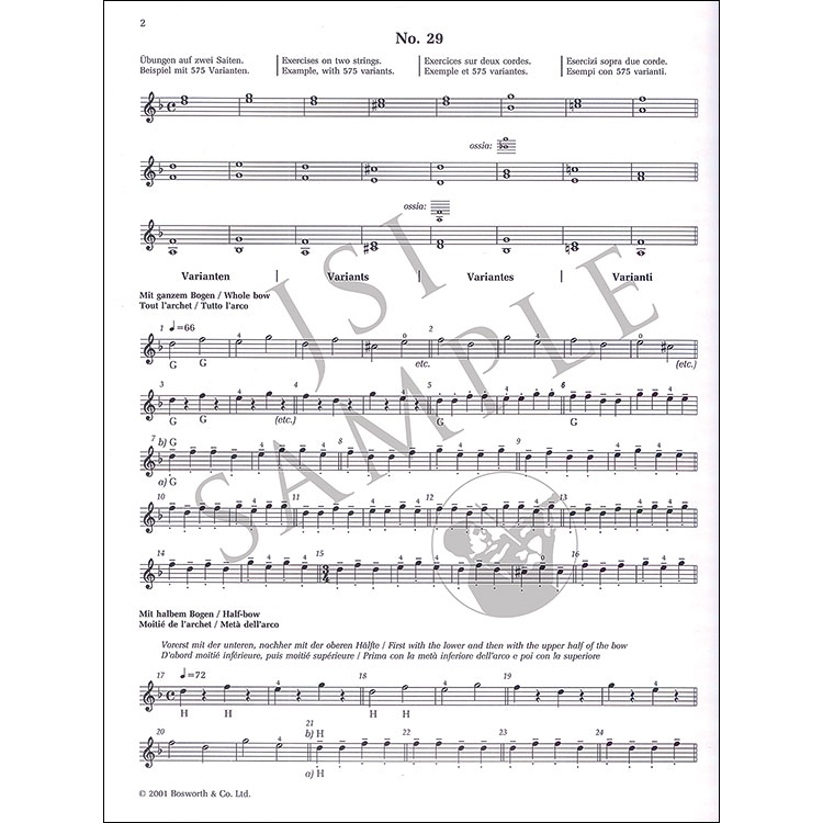 School of Bowing Technique, Op. 2, Part 3, violin; Otakar Sevcik ...